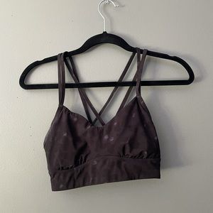 Patterned sports bra